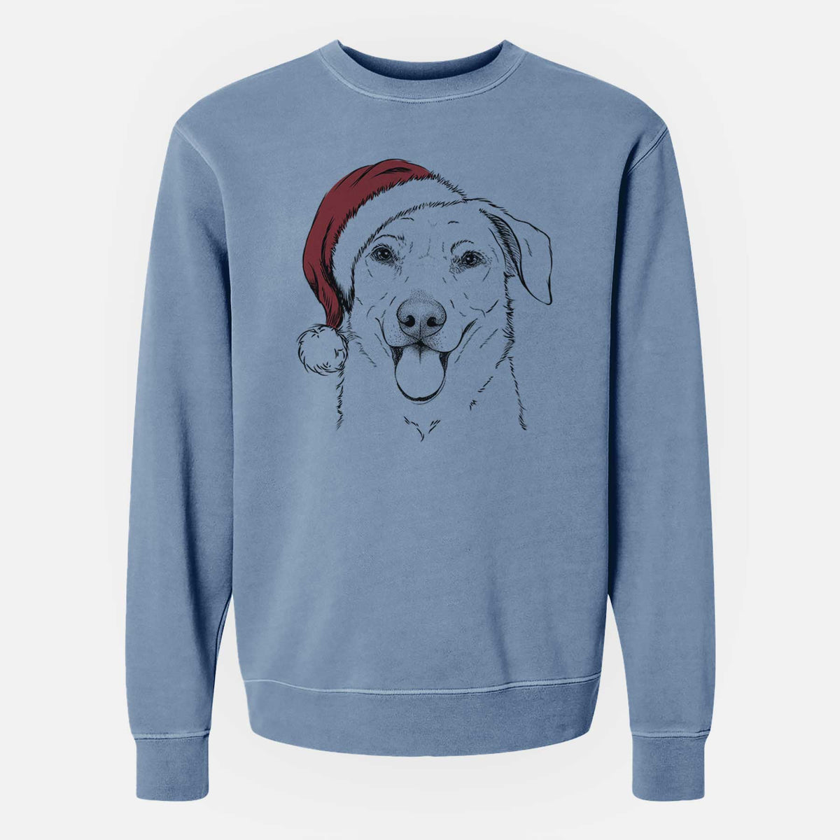 Santa Hudson the Shepherd - Unisex Pigment Dyed Crew Sweatshirt