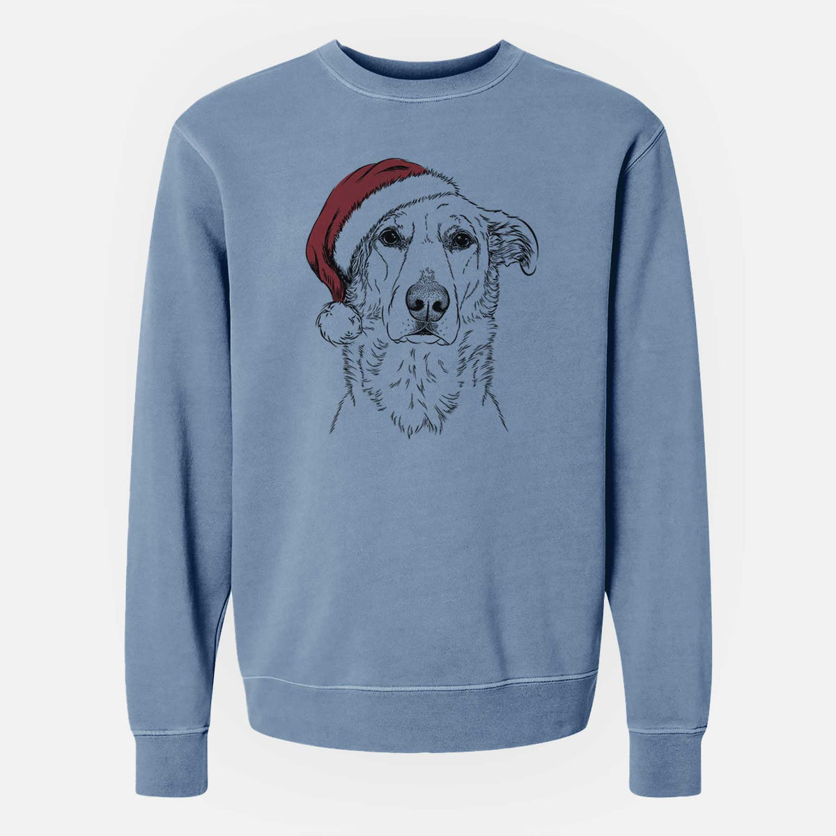 Santa Hurricane the Chinook - Unisex Pigment Dyed Crew Sweatshirt