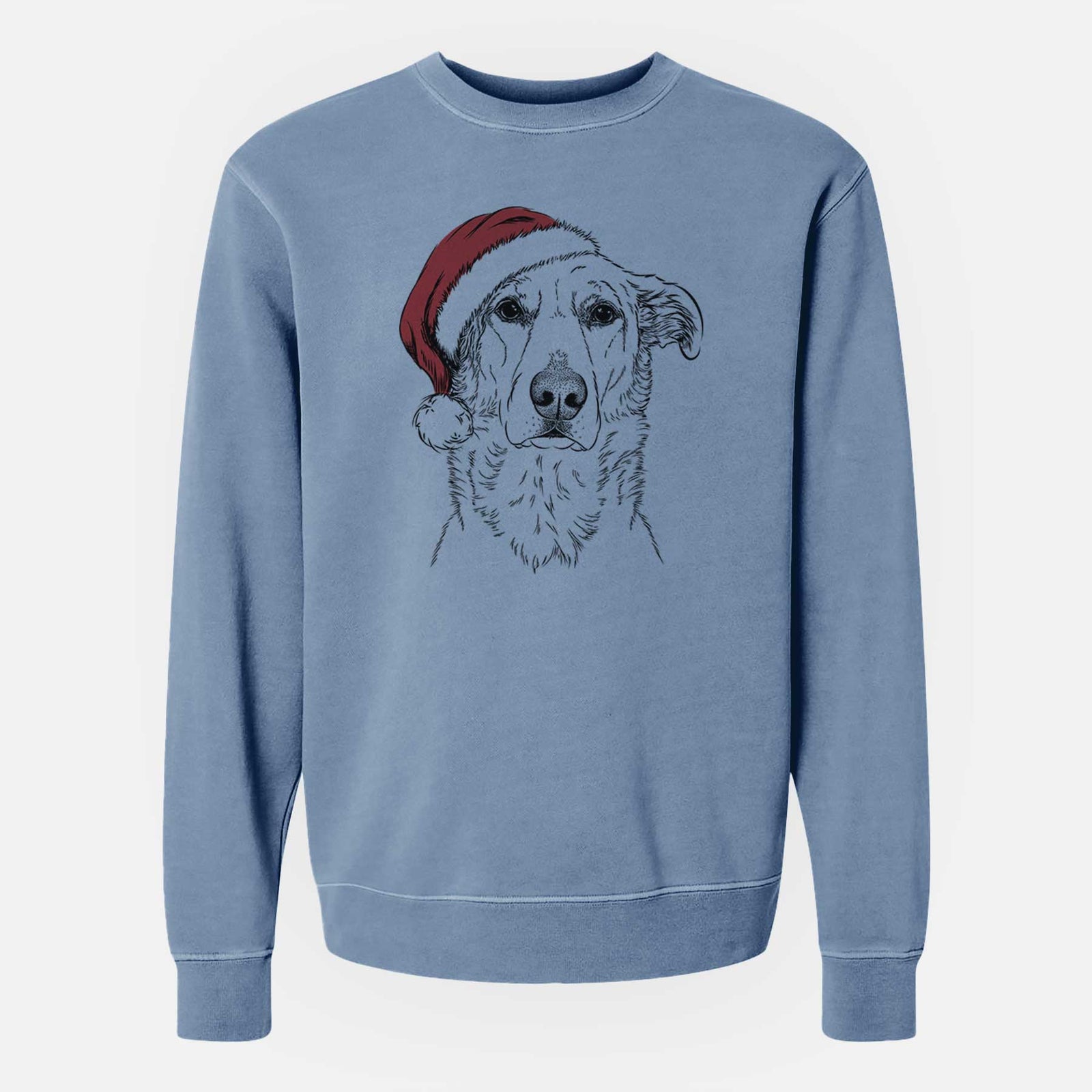 Santa Hurricane the Chinook - Unisex Pigment Dyed Crew Sweatshirt