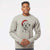 Santa Hydro the Dalmatian - Unisex Pigment Dyed Crew Sweatshirt