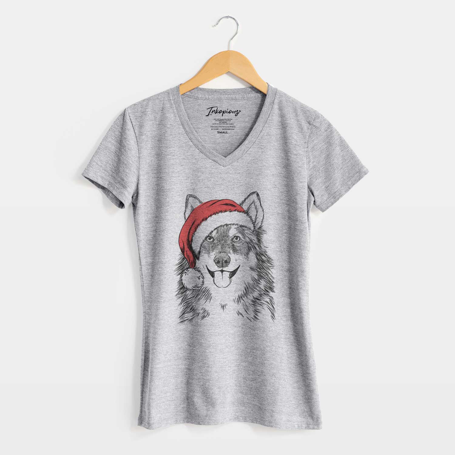 Santa Iben the Utonagan - Women's V-neck Shirt