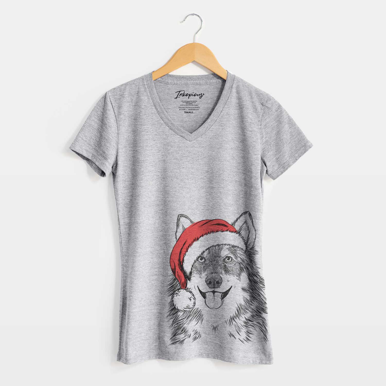 Santa Iben the Utonagan - Women's V-neck Shirt