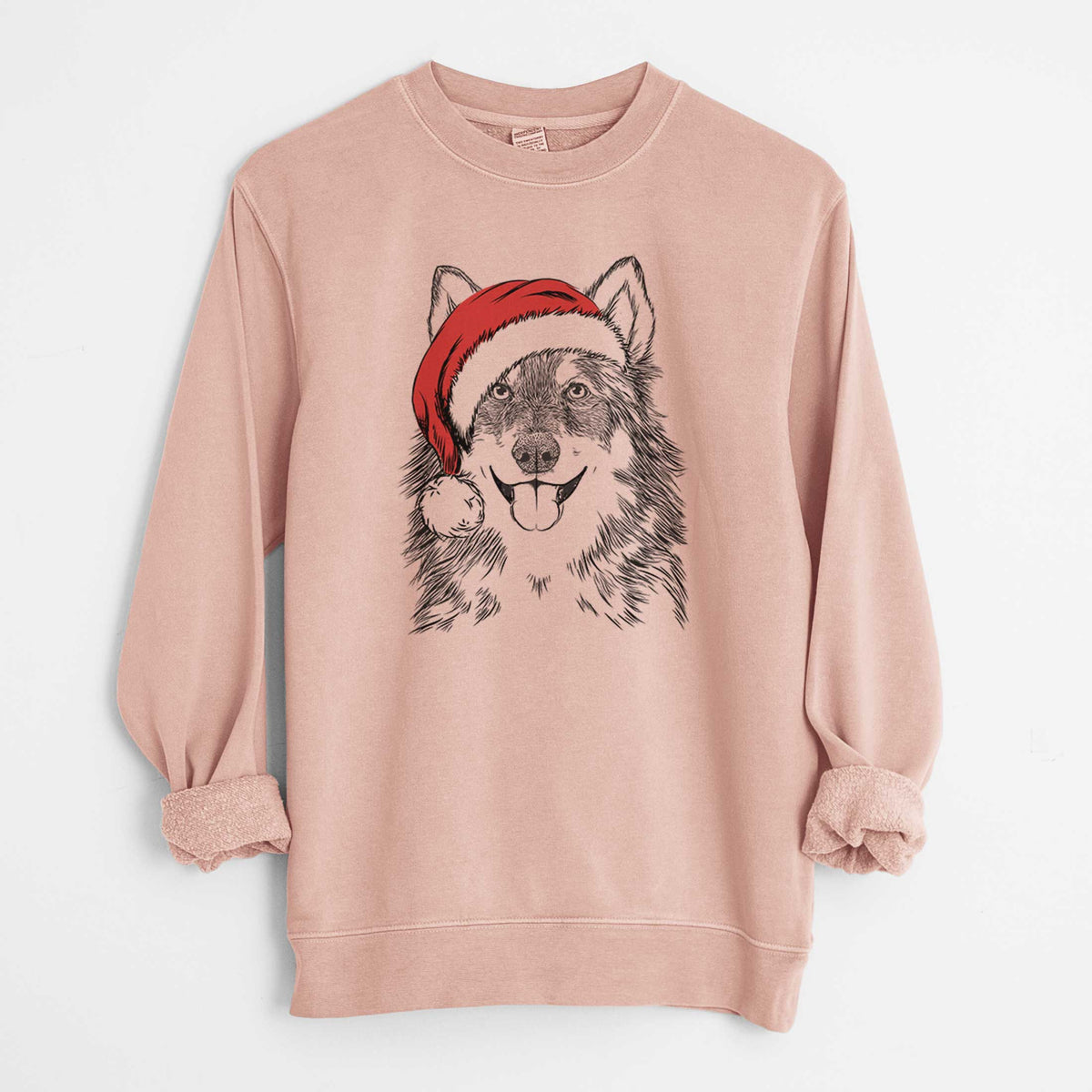 Santa Iben the Utonagan - Unisex Pigment Dyed Crew Sweatshirt