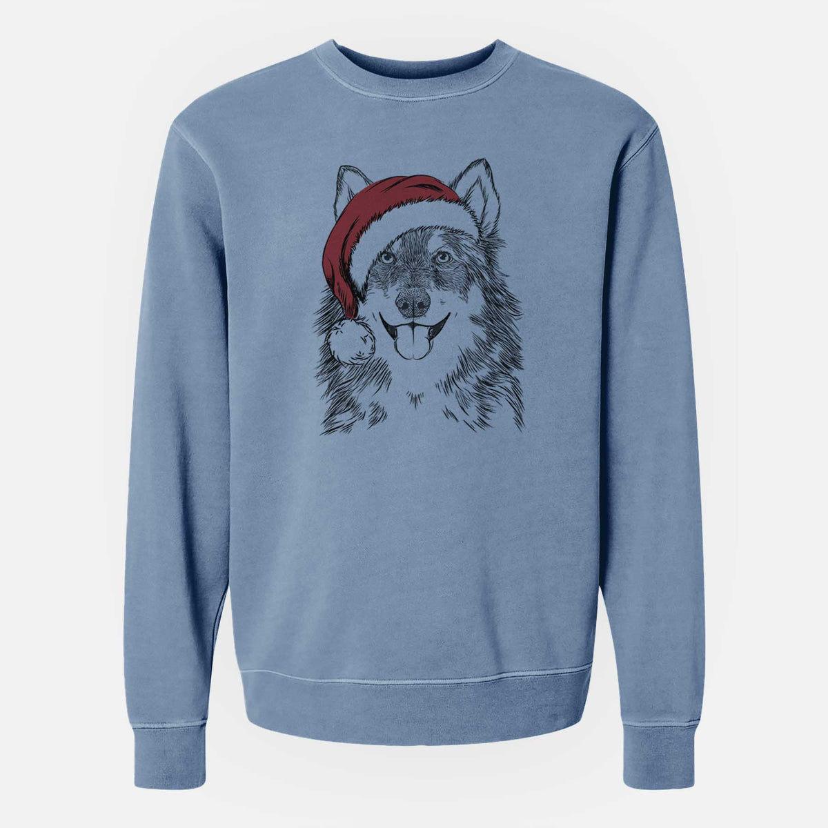 Santa Iben the Utonagan - Unisex Pigment Dyed Crew Sweatshirt