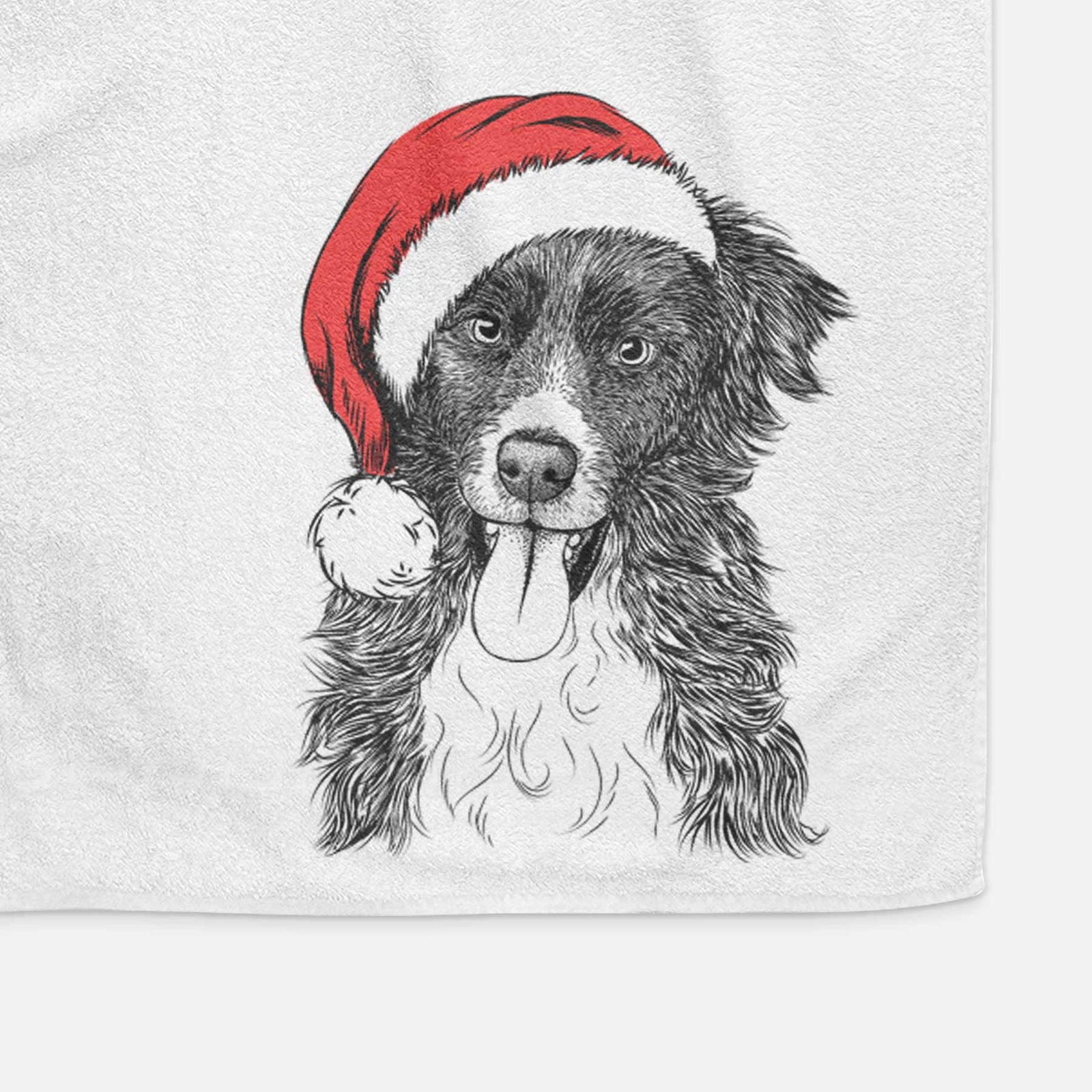 Indi the Border Collie Decorative Hand Towel