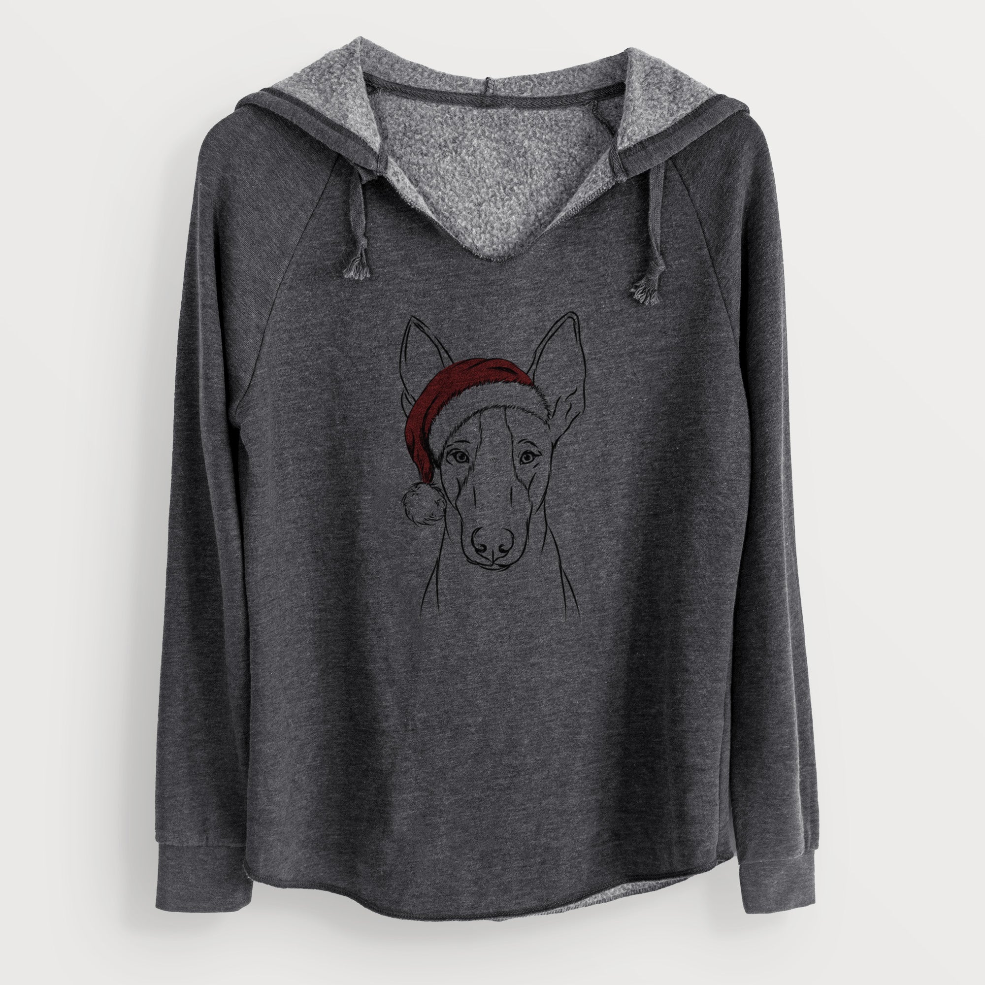 Santa Indy the Ibizan Hound - Cali Wave Hooded Sweatshirt