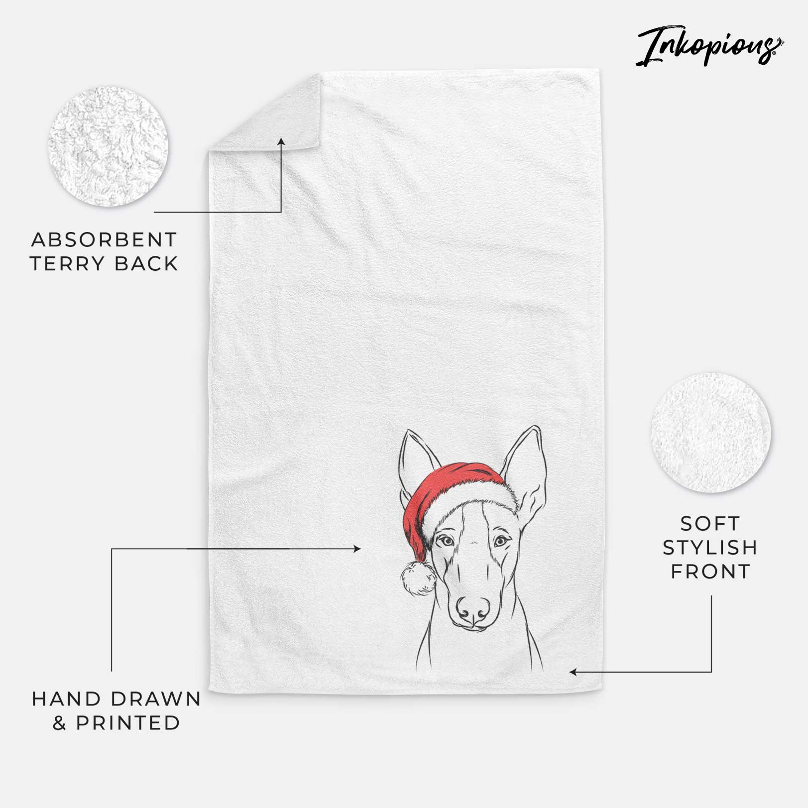 Indy the Ibizan Hound Decorative Hand Towel