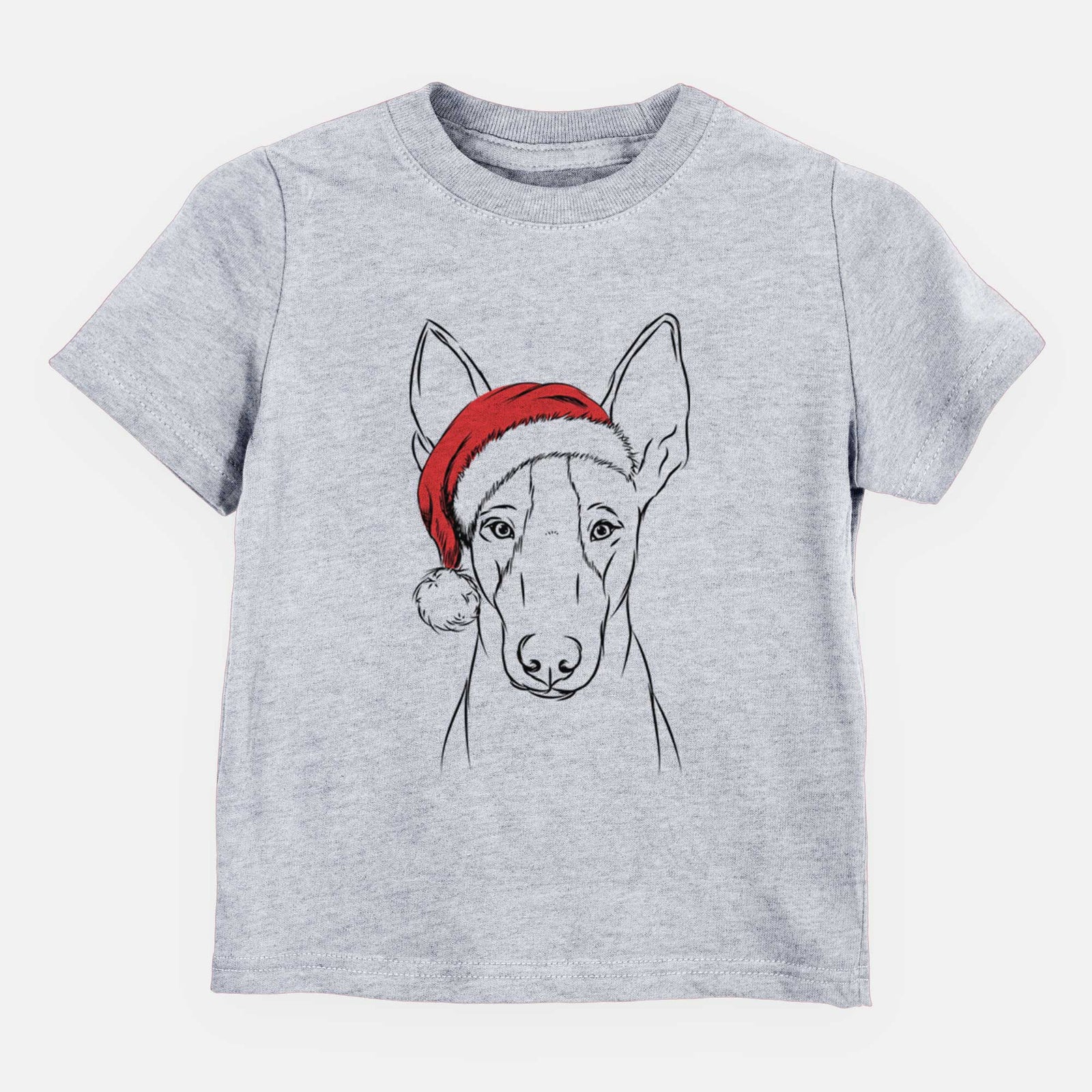 Santa Indy the Ibizan Hound - Kids/Youth/Toddler Shirt