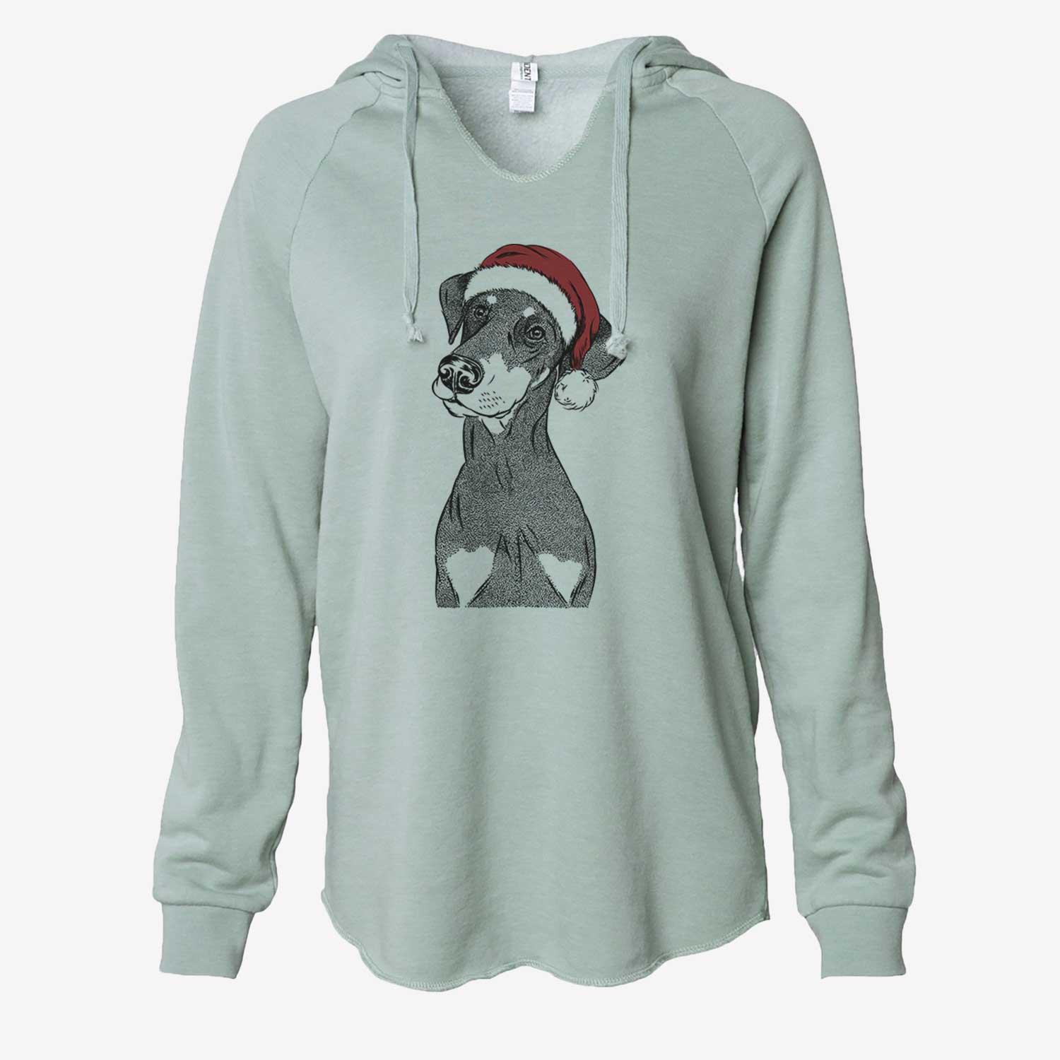 Iroh the Doberman Pinscher - Cali Wave Hooded Sweatshirt