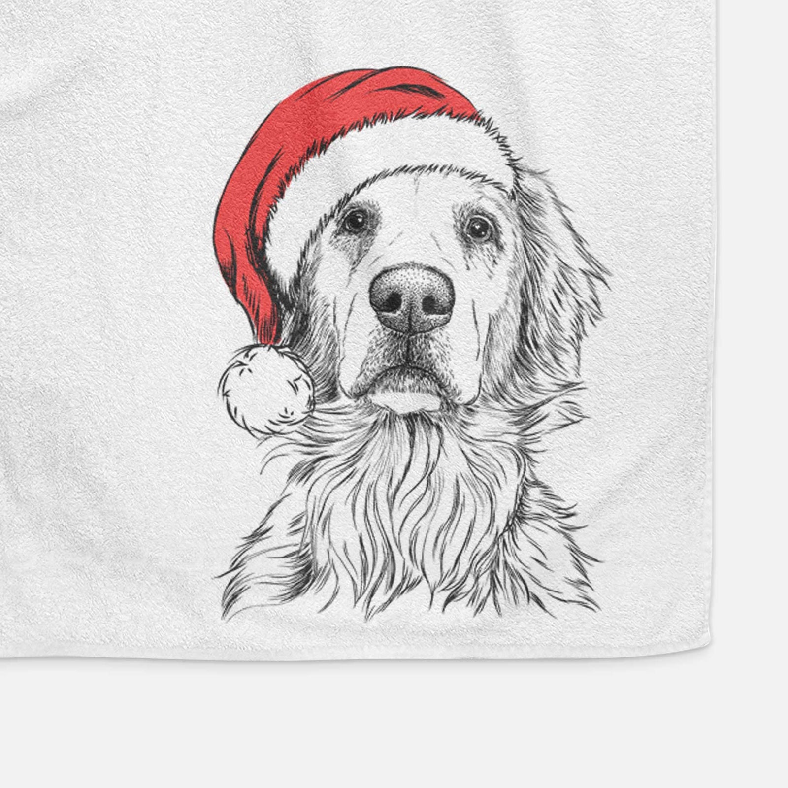 Jake aroni the Golden Retriever Decorative Hand Towel