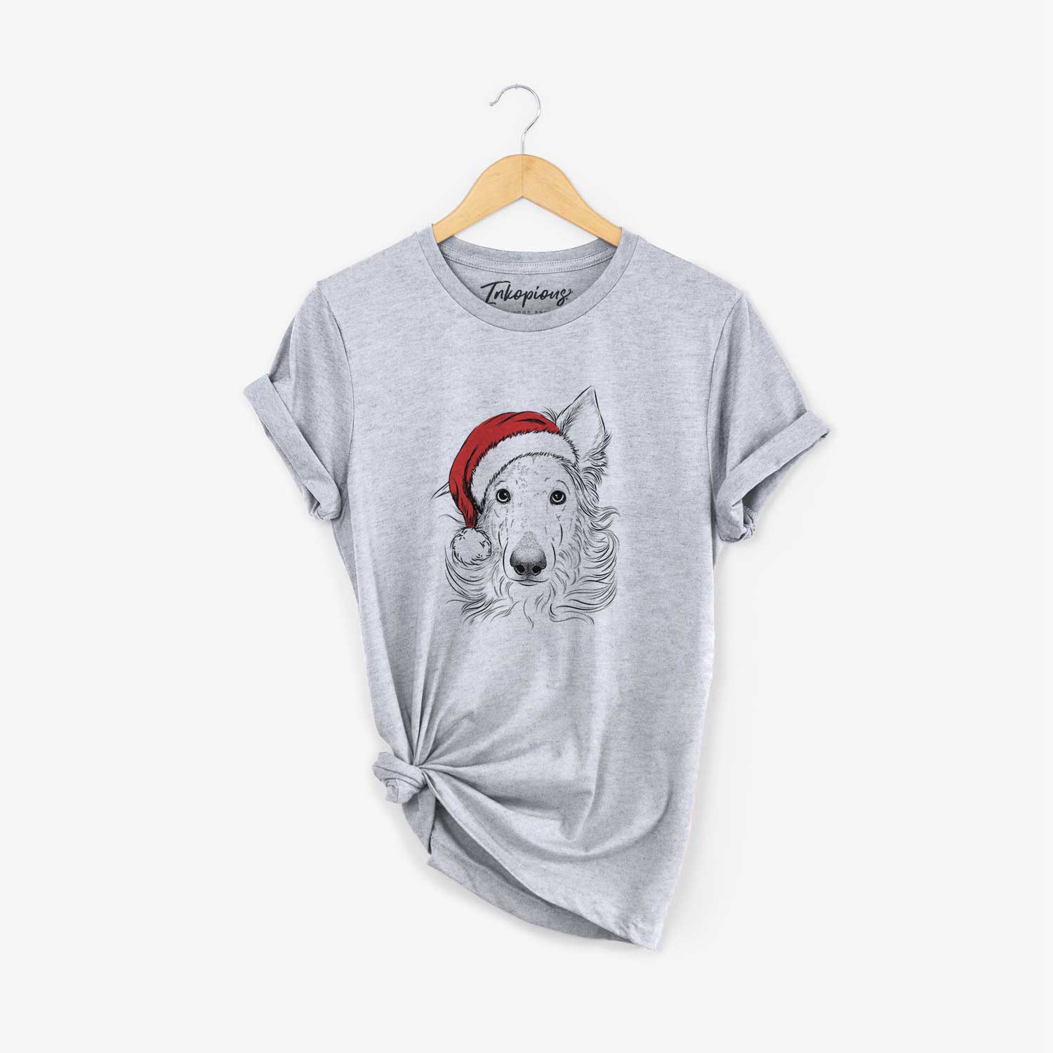 Santa Jasha the Borzoi - Unisex Crewneck