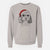 Santa Jasper Diggins the Cavapoo - Unisex Pigment Dyed Crew Sweatshirt