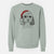 Santa Jasper Diggins the Cavapoo - Unisex Pigment Dyed Crew Sweatshirt