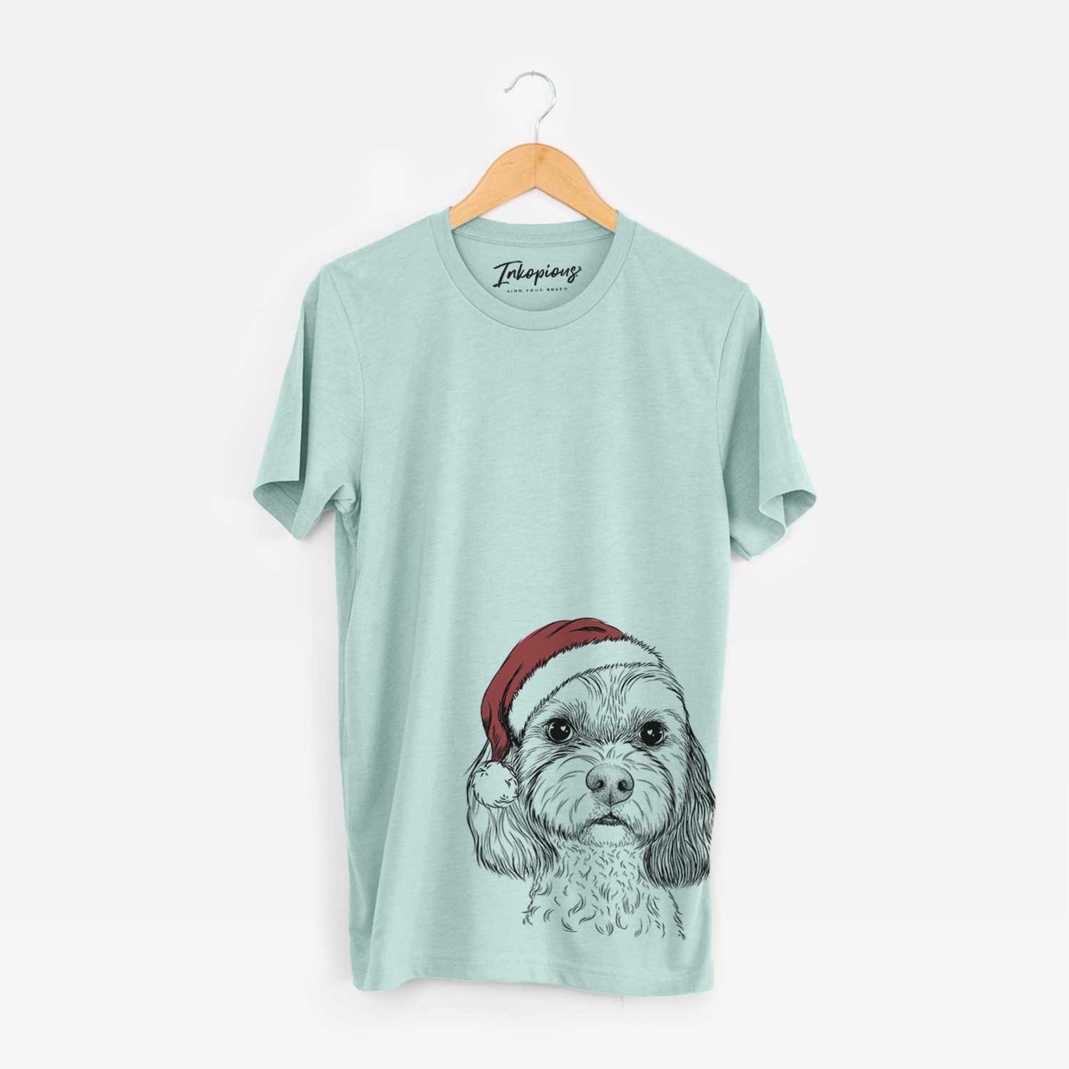 Santa Jasper Diggins the Cavapoo - Unisex Crewneck