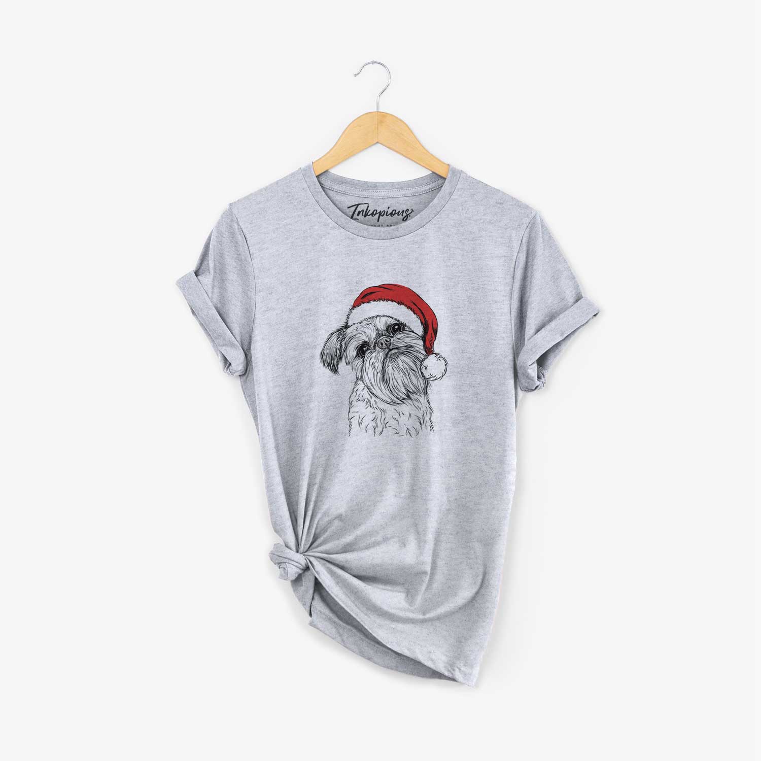 Santa Jasper Joe the Brussels Griffon - Unisex Crewneck