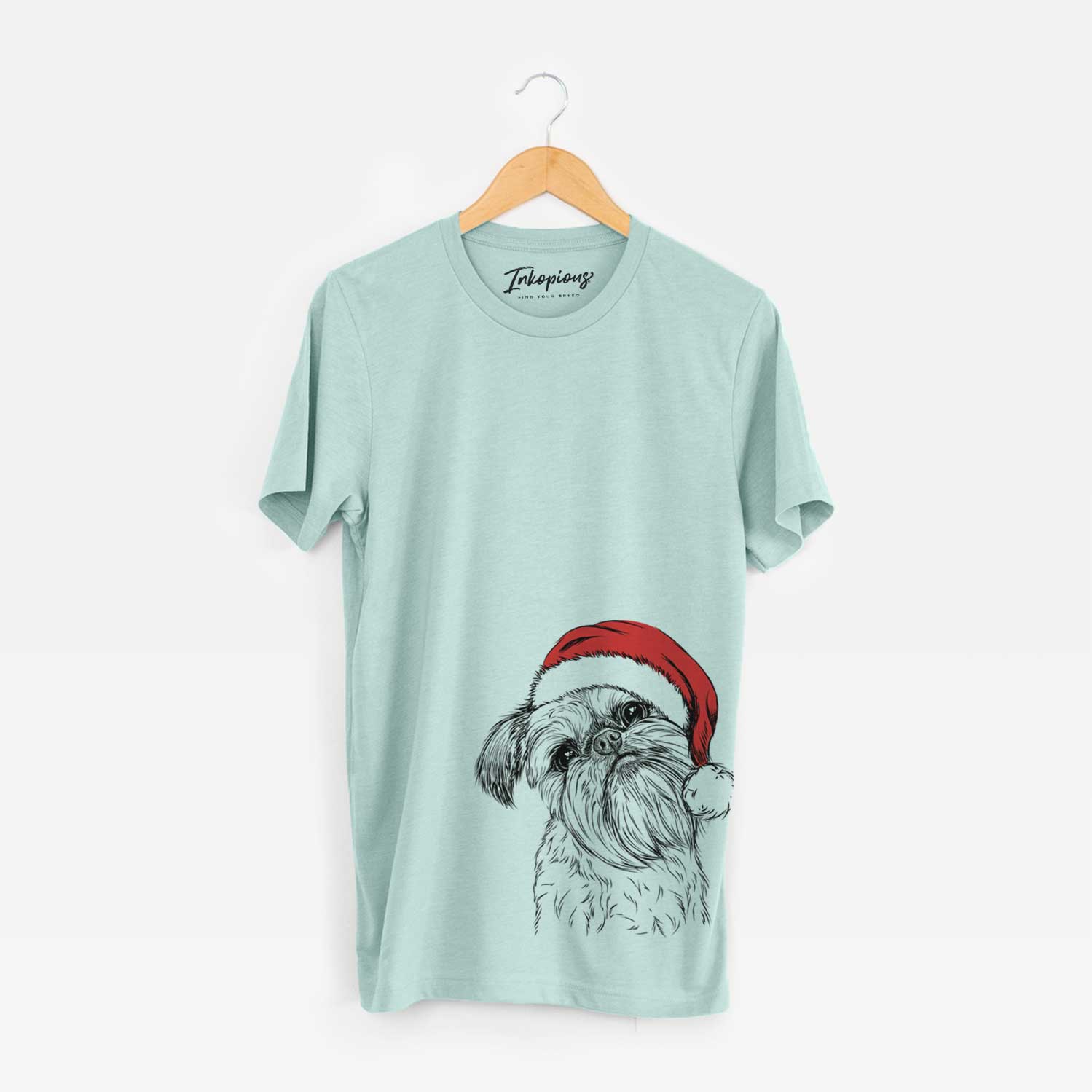 Santa Jasper Joe the Brussels Griffon - Unisex Crewneck