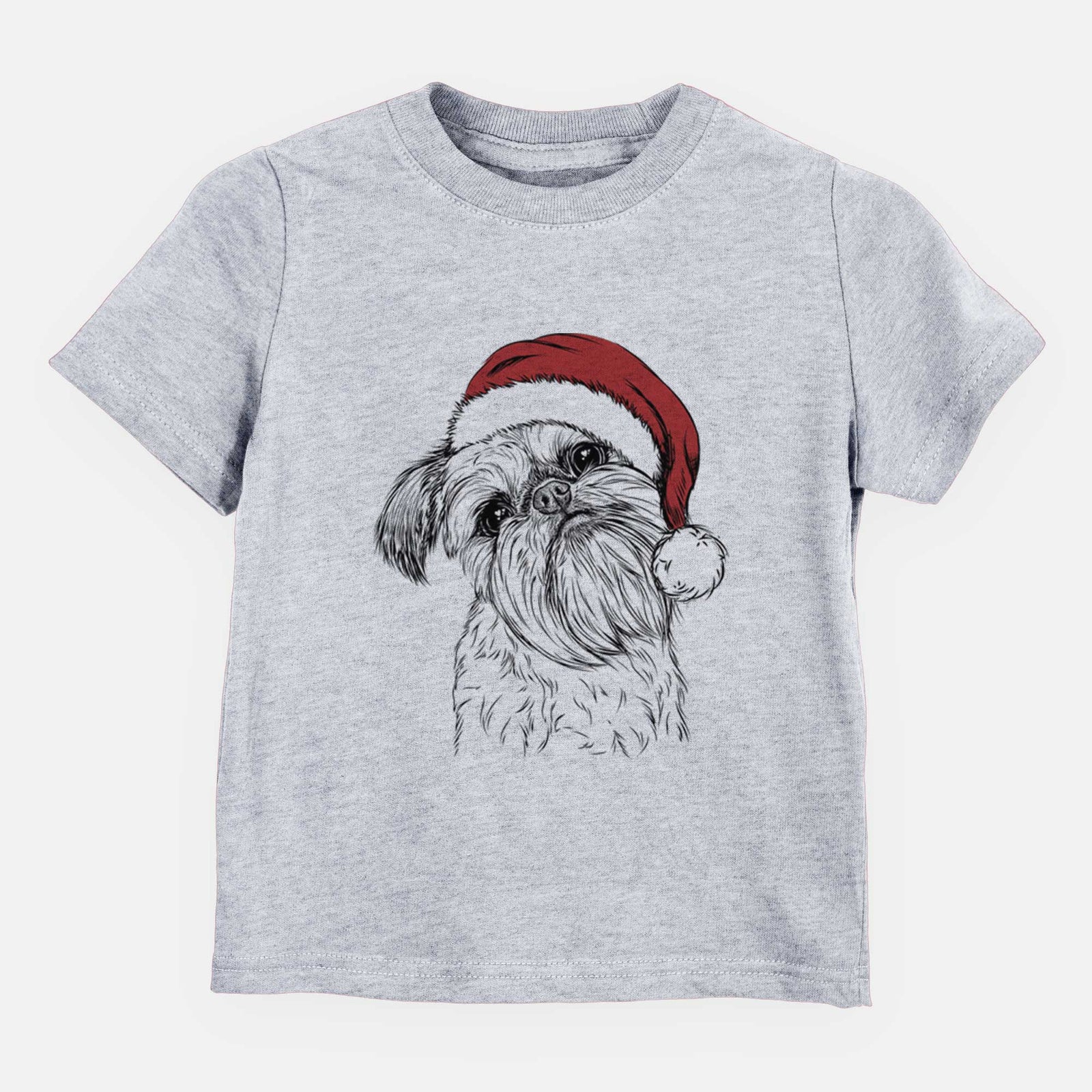 Santa Jasper Joe the Brussels Griffon - Kids/Youth/Toddler Shirt