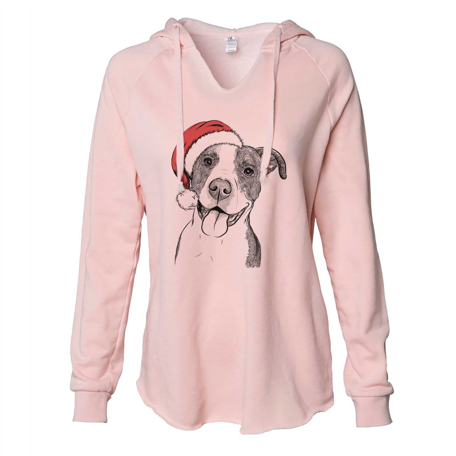 Jax the American Pitbull Terrier Mix - Cali Wave Hooded Sweatshirt