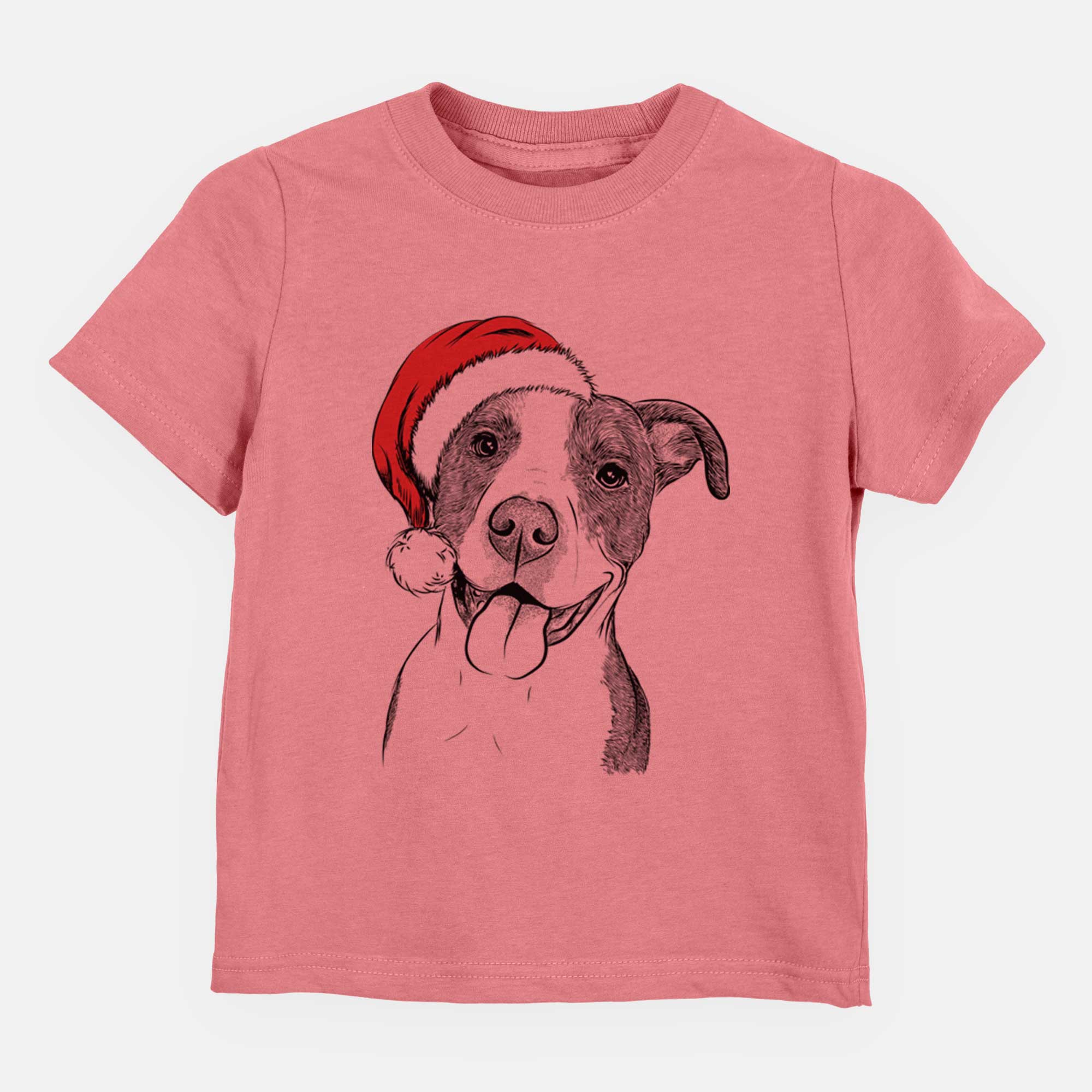 Santa Jax the American Pitbull Terrier Mix - Kids/Youth/Toddler Shirt