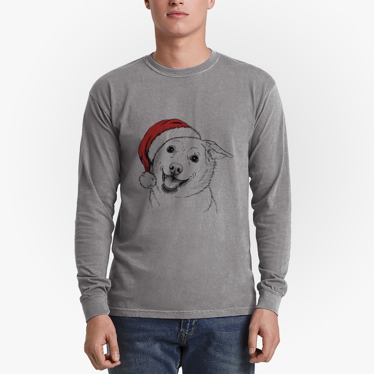 Santa Jazz the Lab Mix - Heavyweight 100% Cotton Long Sleeve