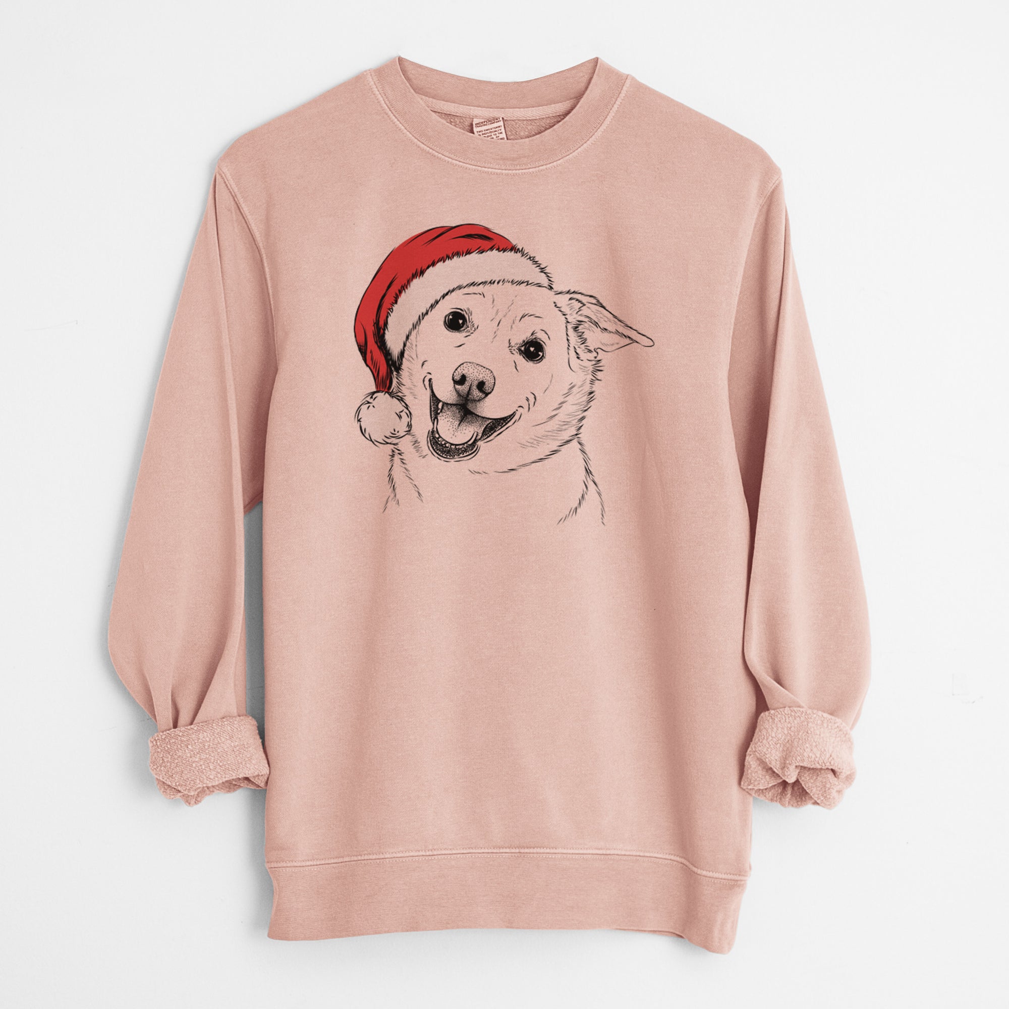 Santa Jazz the Lab Mix - Unisex Pigment Dyed Crew Sweatshirt