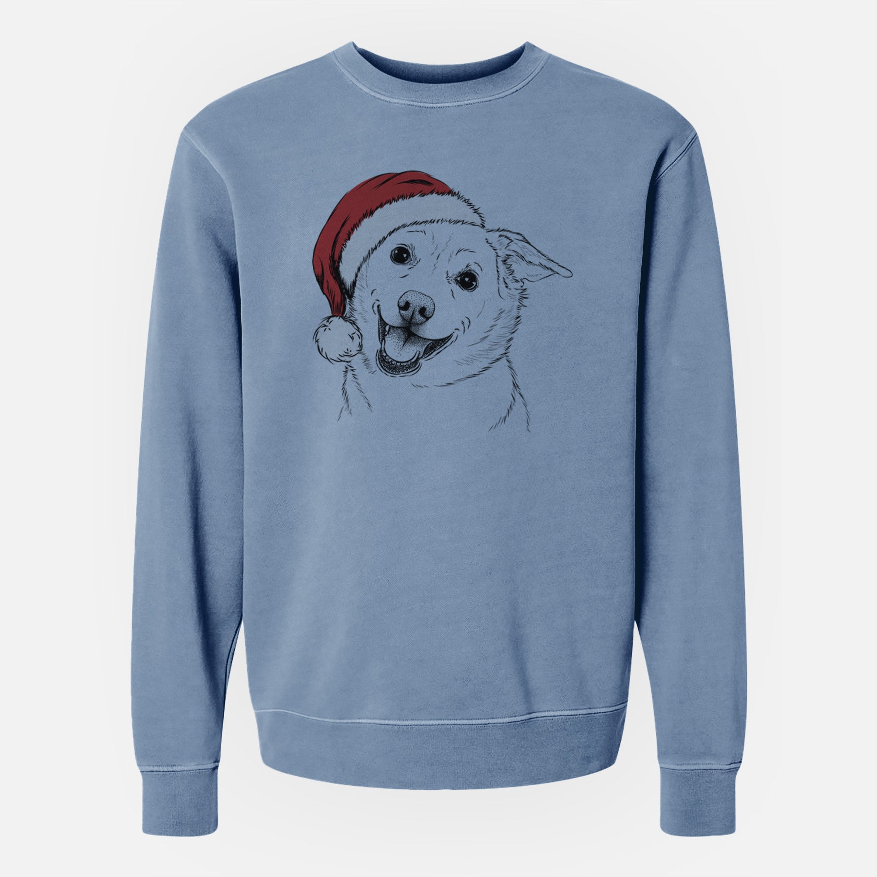 Santa Jazz the Lab Mix - Unisex Pigment Dyed Crew Sweatshirt