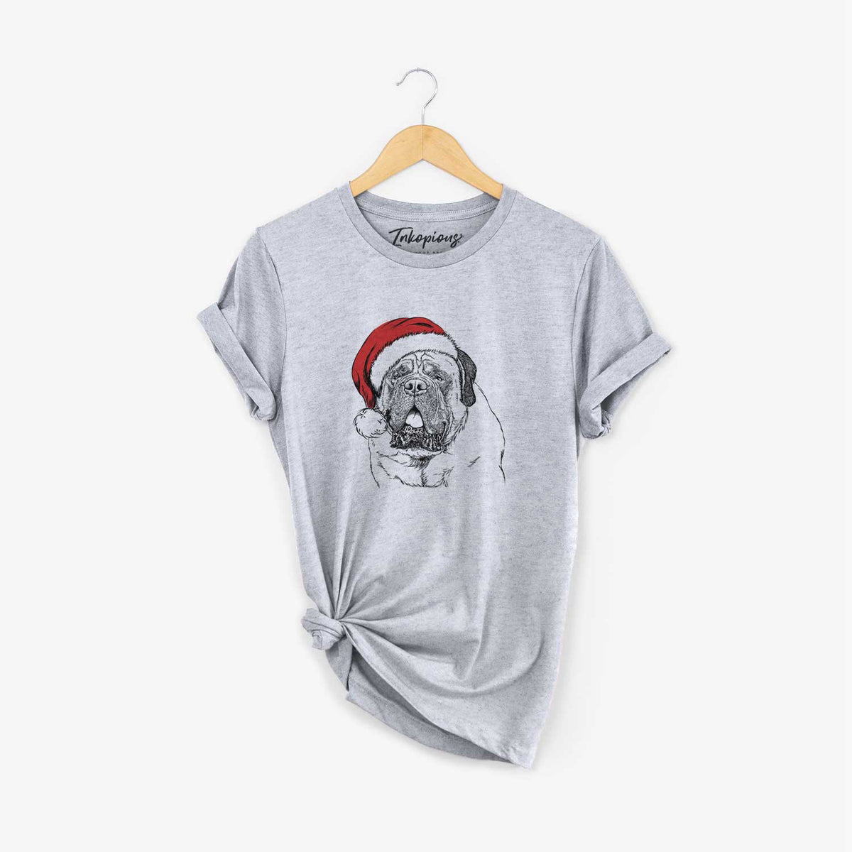 Santa Jed the English Mastiff - Unisex Crewneck