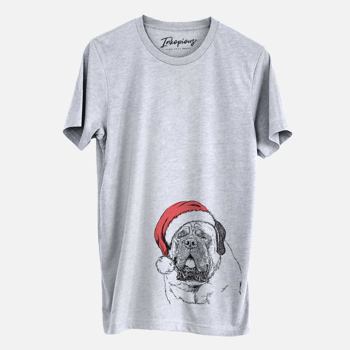 Santa Jed the English Mastiff - Unisex Crewneck