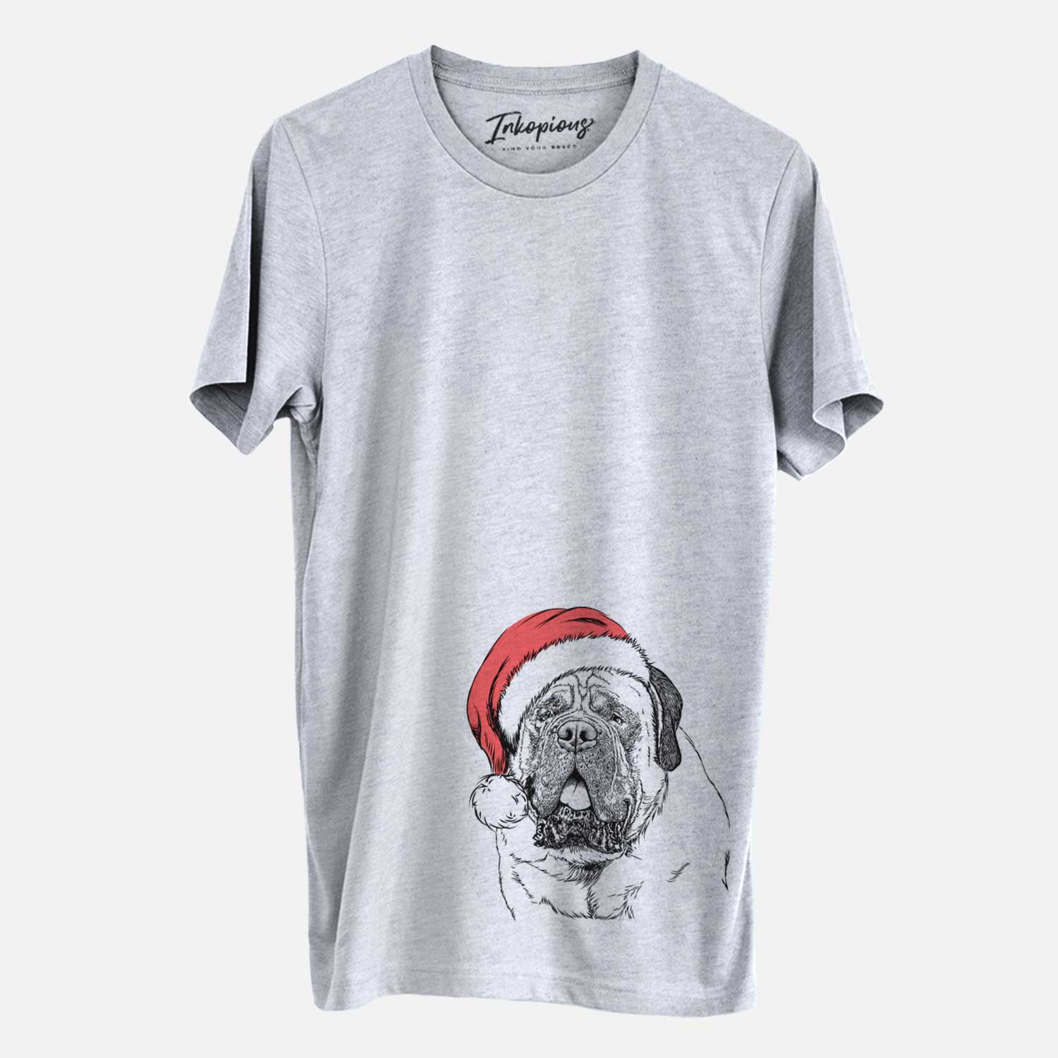 Santa Jed the English Mastiff - Unisex Crewneck