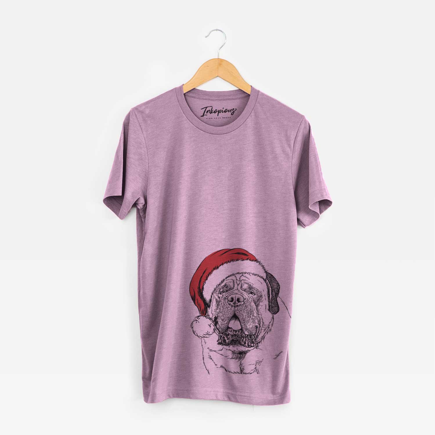Santa Jed the English Mastiff - Unisex Crewneck