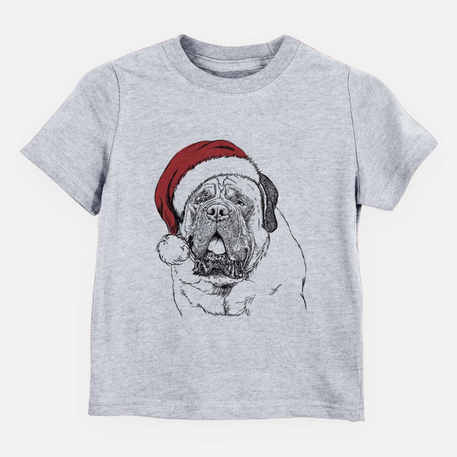 Santa Jed the English Mastiff - Kids/Youth/Toddler Shirt