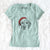 Santa Jenga the Rhodesian Ridgeback - Women's V-neck Shirt