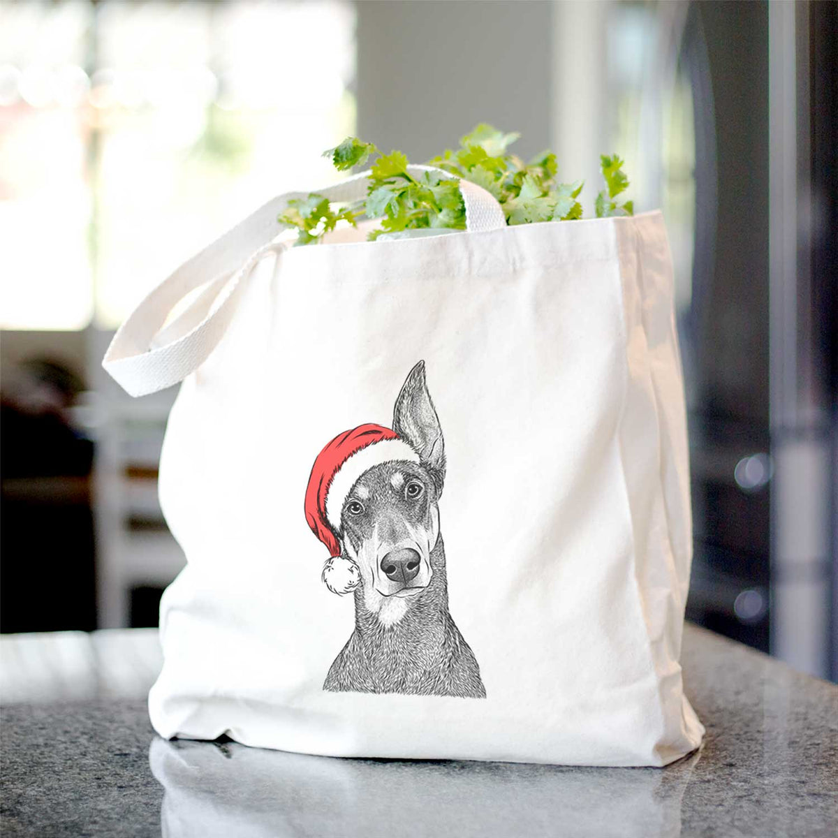Jenna the Doberman Pinscher - Tote Bag