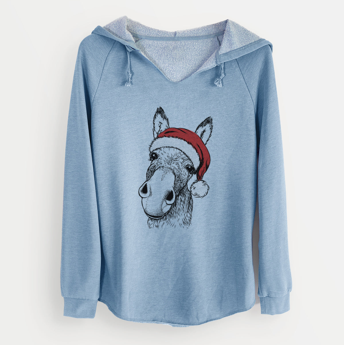 Santa Jenny the Donkey - Cali Wave Hooded Sweatshirt
