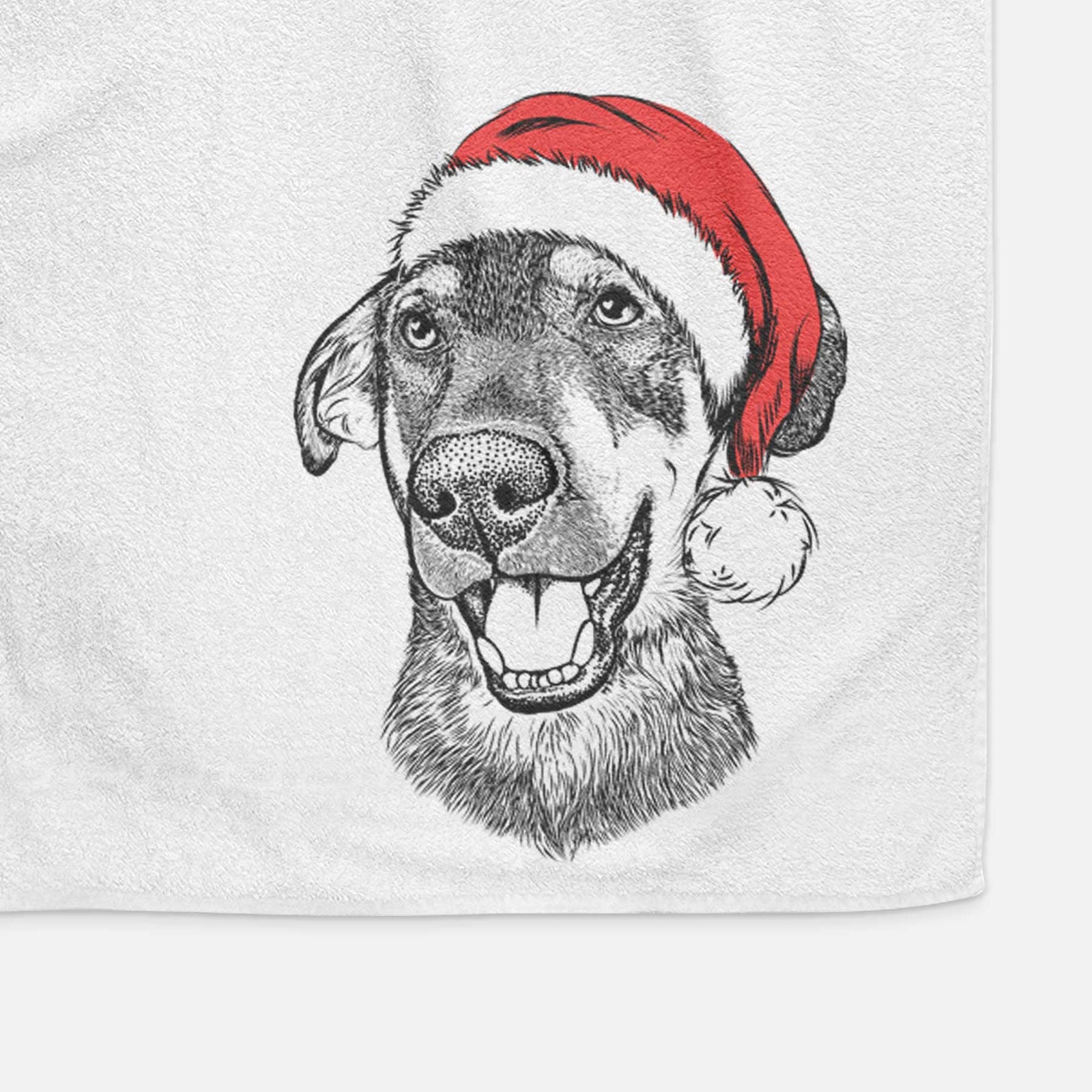 Jet the Mixed Breed Decorative Hand Towel