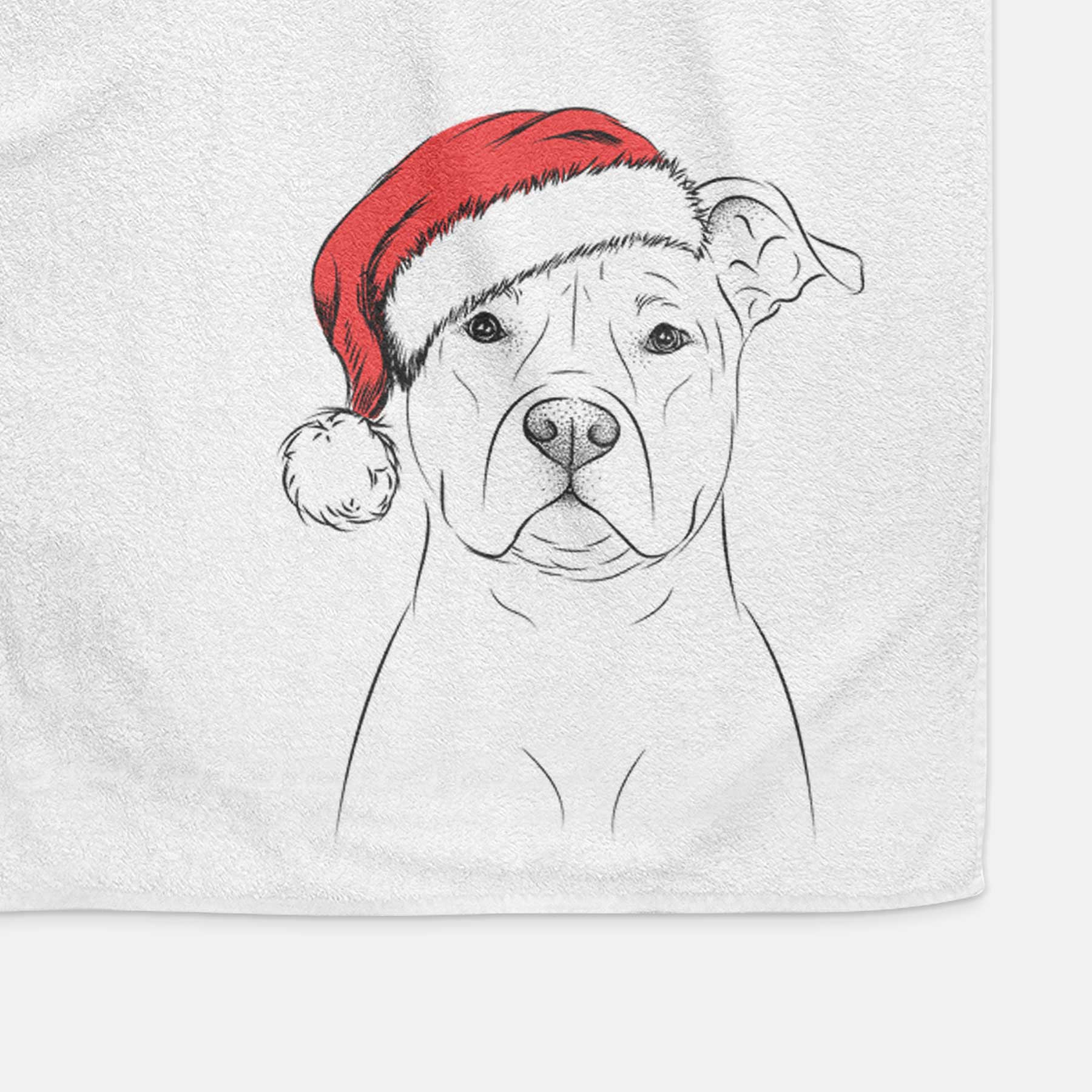 Jethro the American Staffordshire Terrier Decorative Hand Towel