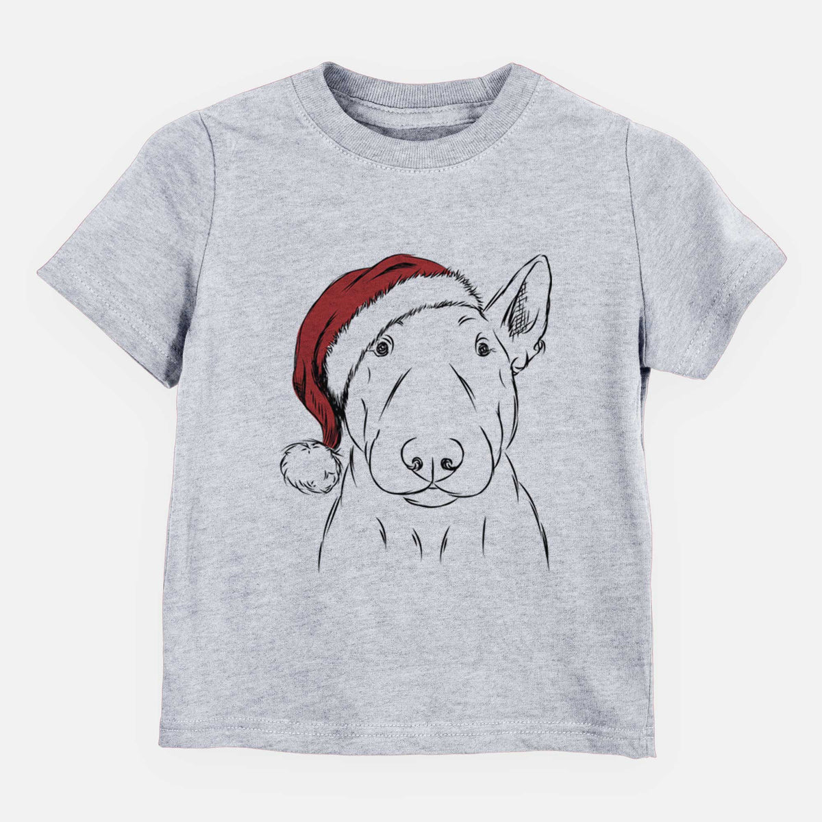 Santa Jett the Bull Terrier - Kids/Youth/Toddler Shirt