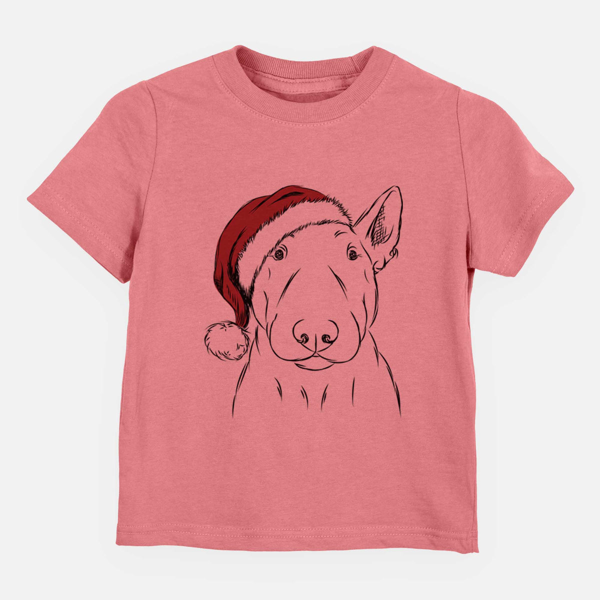 Santa Jett the Bull Terrier - Kids/Youth/Toddler Shirt