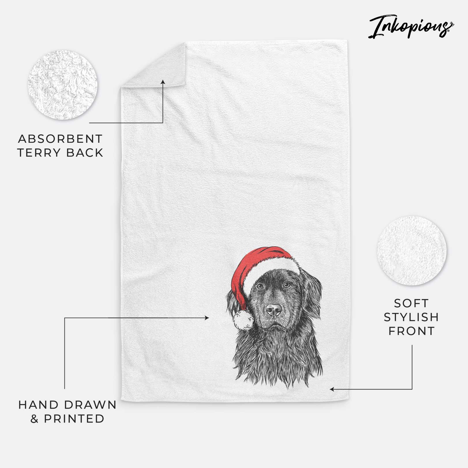 Jinx the Newfoundland Decorative Hand Towel