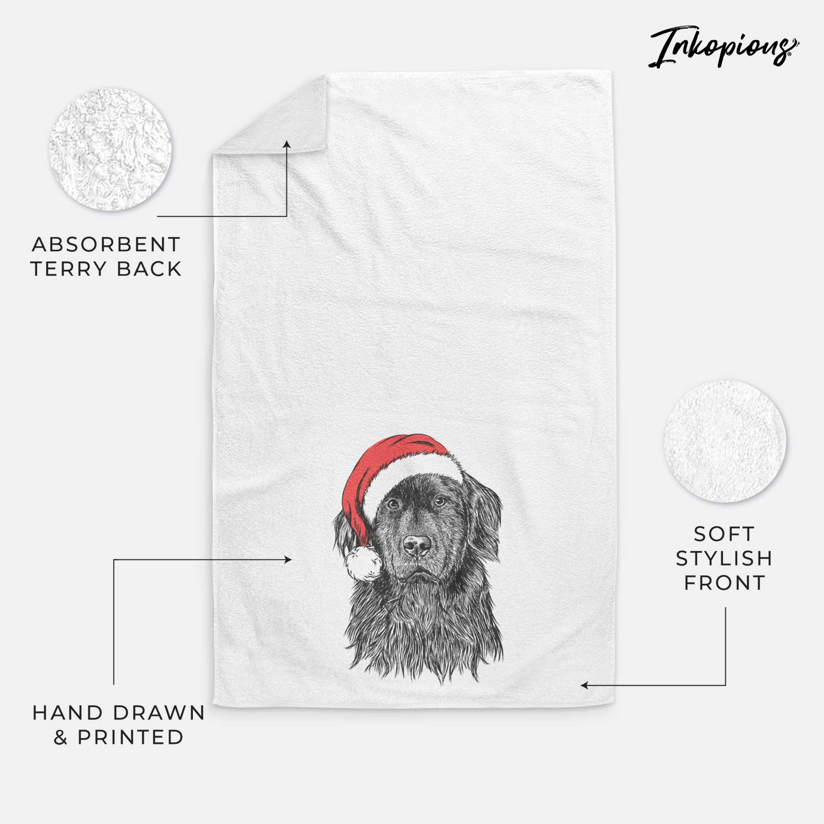 Jinx the Newfoundland Decorative Hand Towel