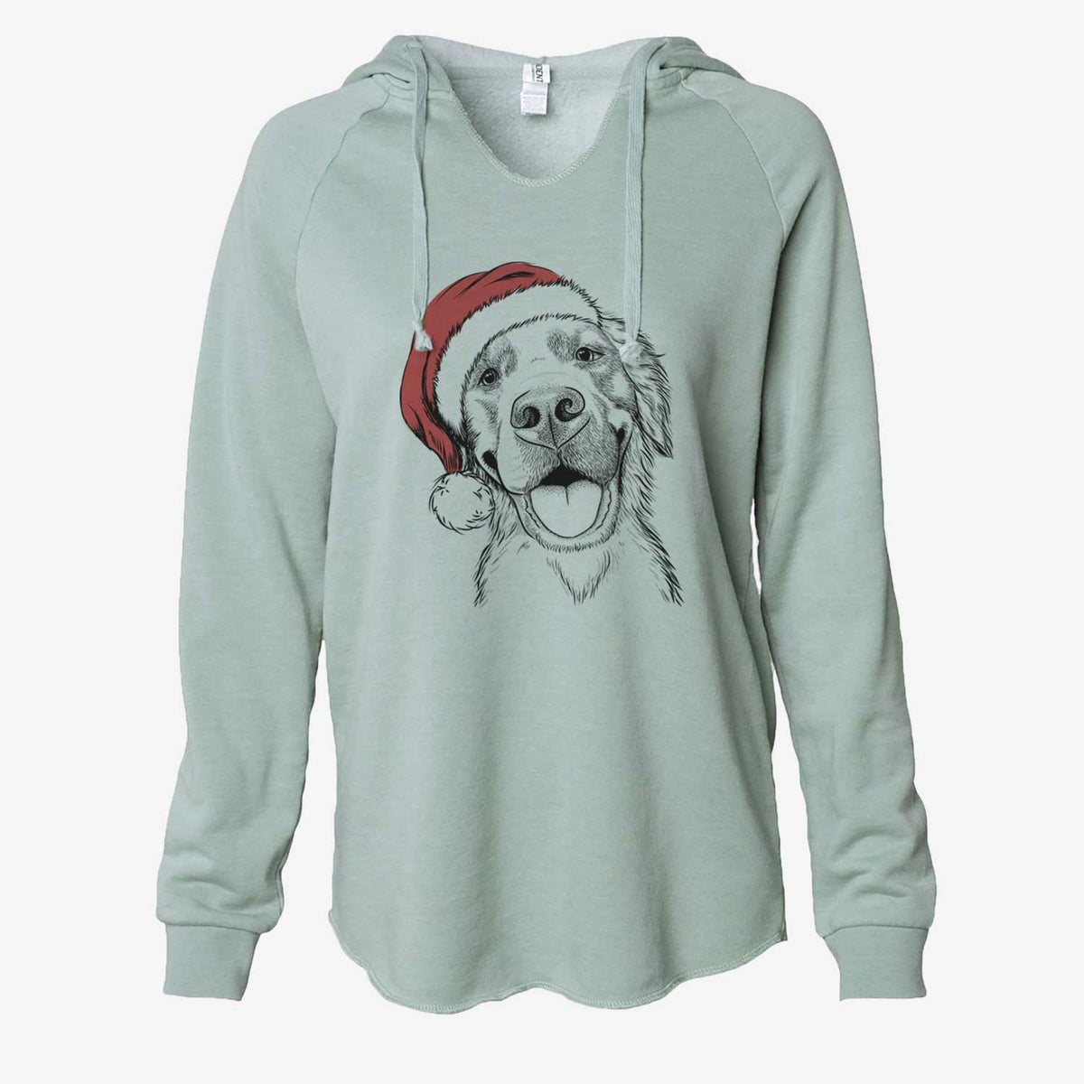 Jordy the Golden Retriever - Cali Wave Hooded Sweatshirt