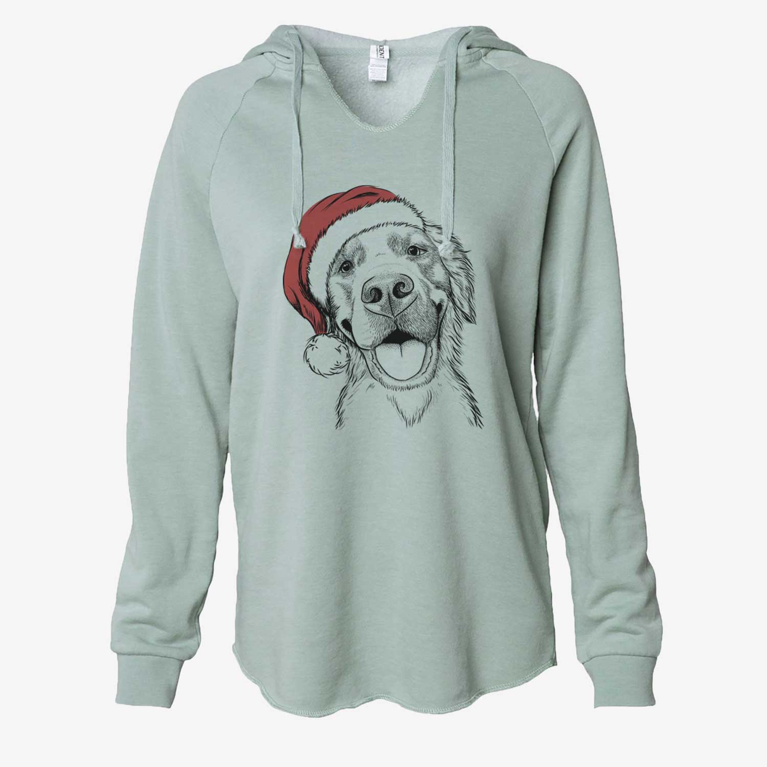 Jordy the Golden Retriever - Cali Wave Hooded Sweatshirt