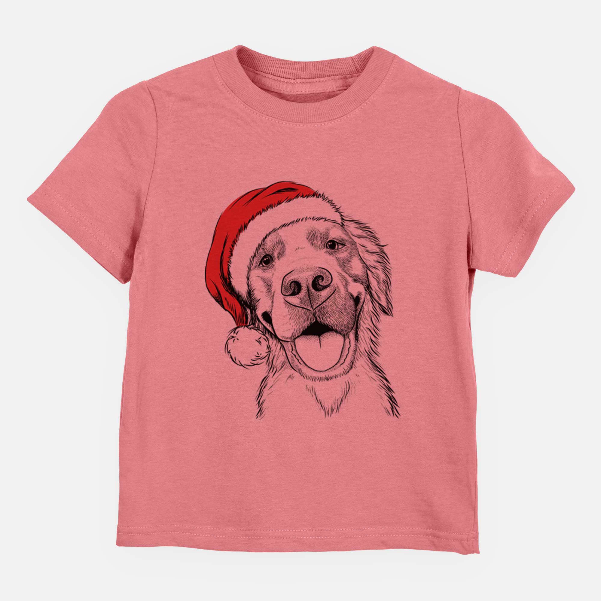 Santa Jordy the Golden Retriever - Kids/Youth/Toddler Shirt