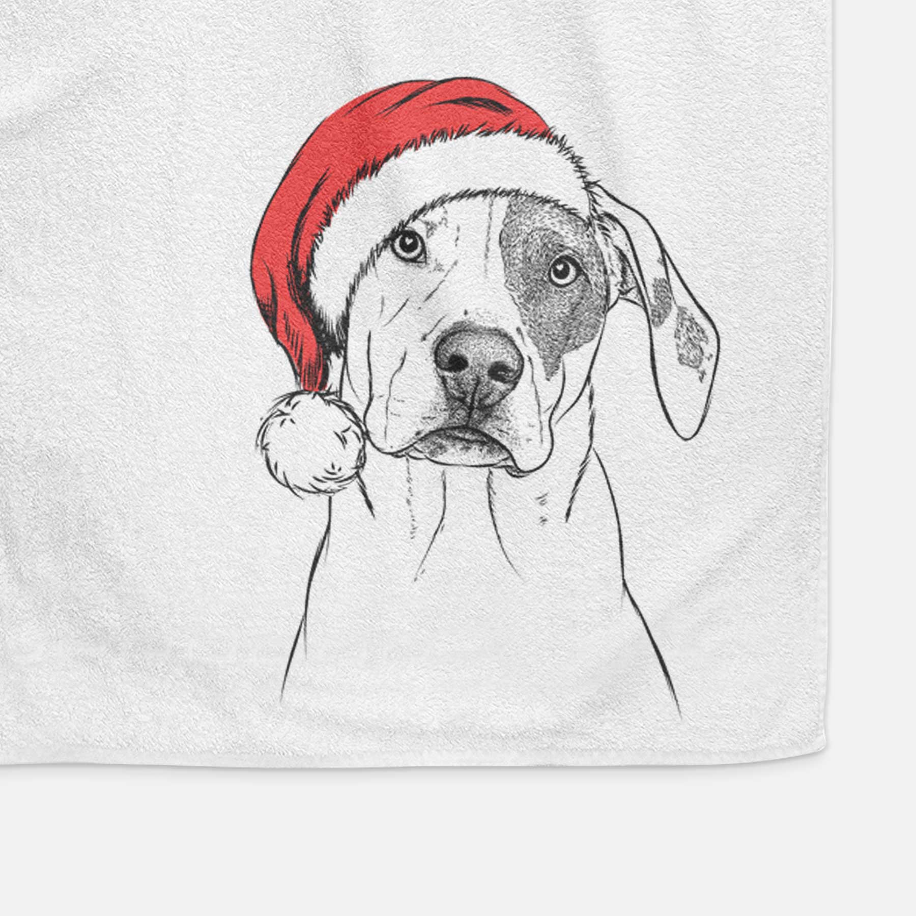 Julio the Dogo Argentino Mix Decorative Hand Towel