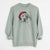 Santa Julio the Dogo Argentino Mix - Unisex Pigment Dyed Crew Sweatshirt