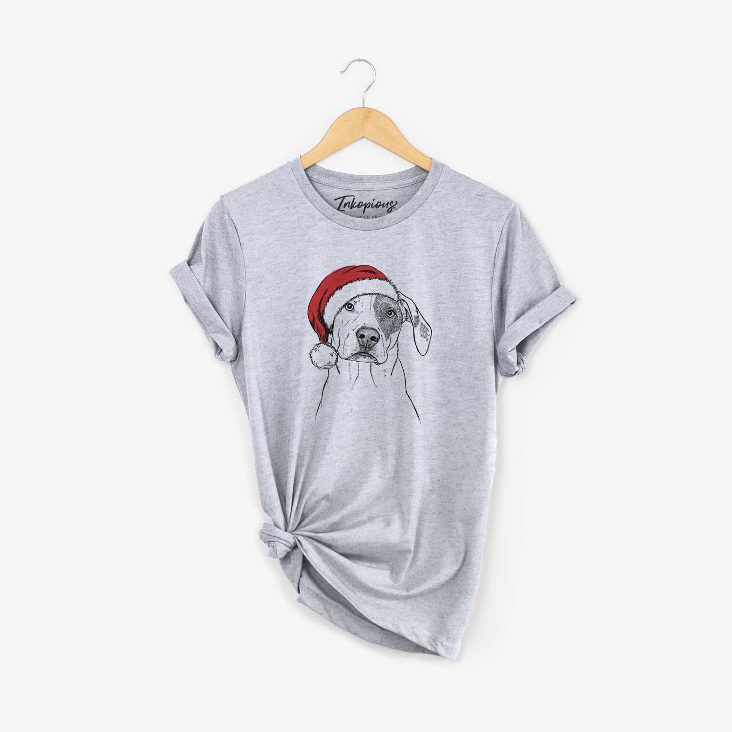 Santa Julio the Dogo Argentino Mix - Unisex Crewneck