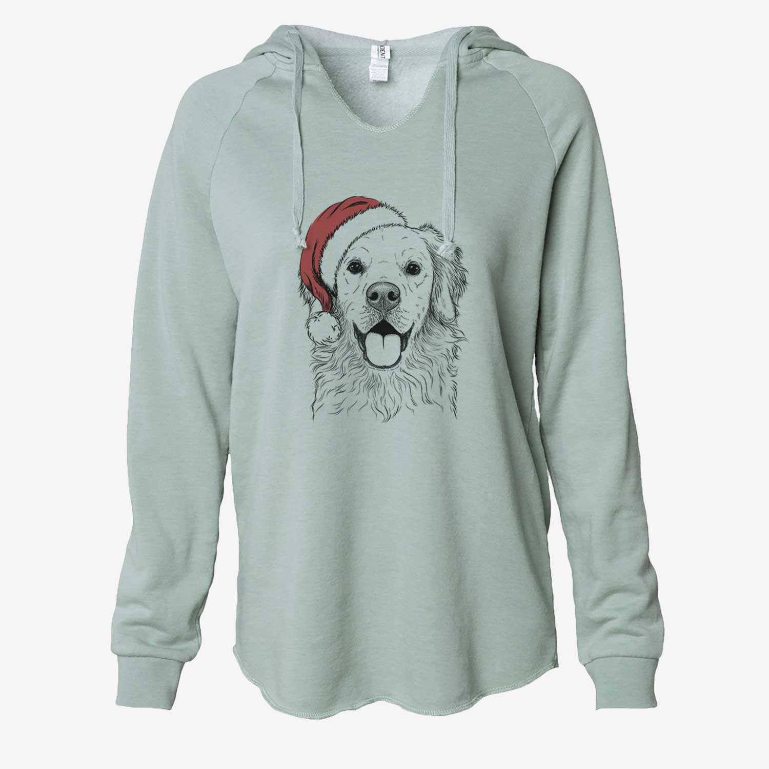 Juniper the Golden Retriever - Cali Wave Hooded Sweatshirt