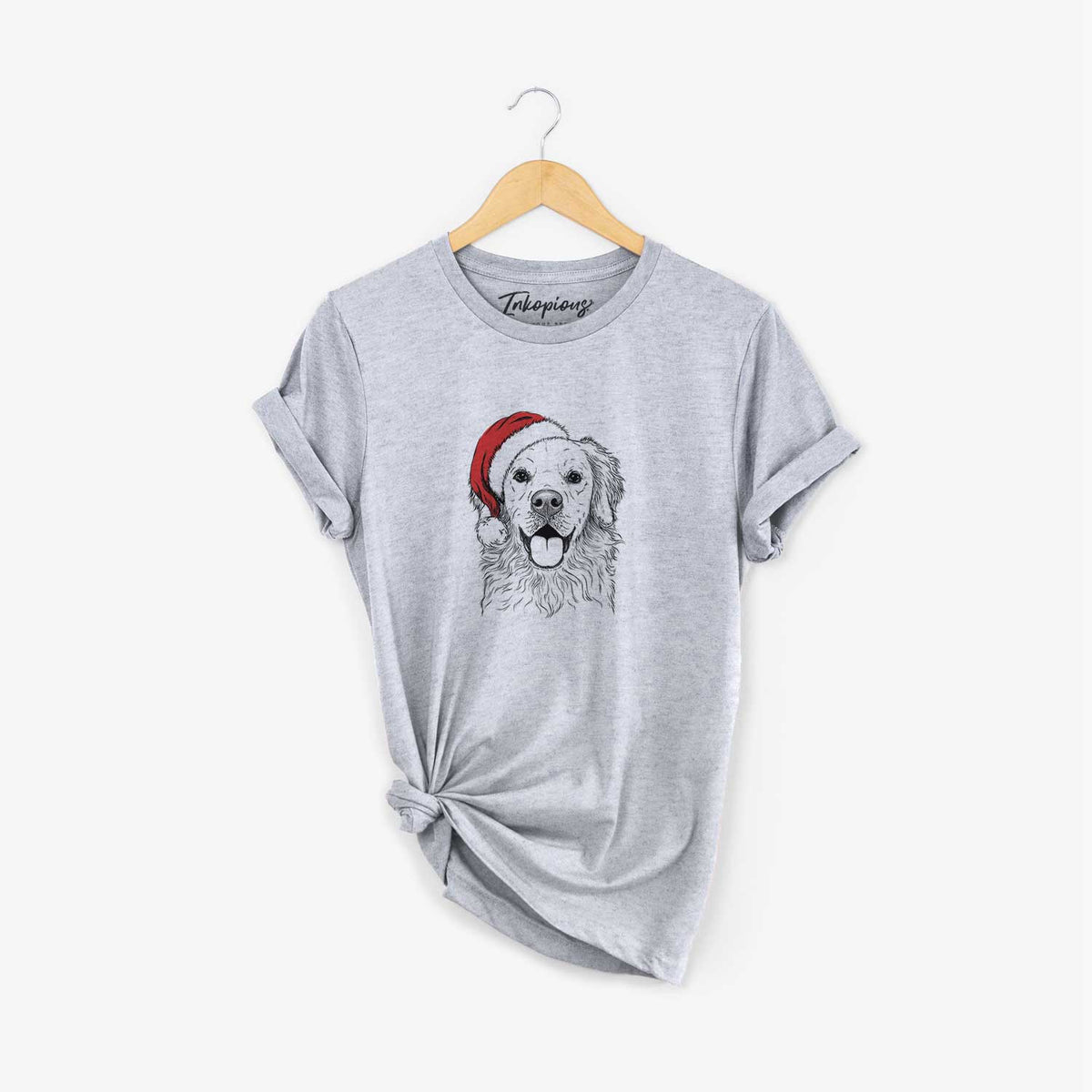 Santa Juniper the Golden Retriever - Unisex Crewneck