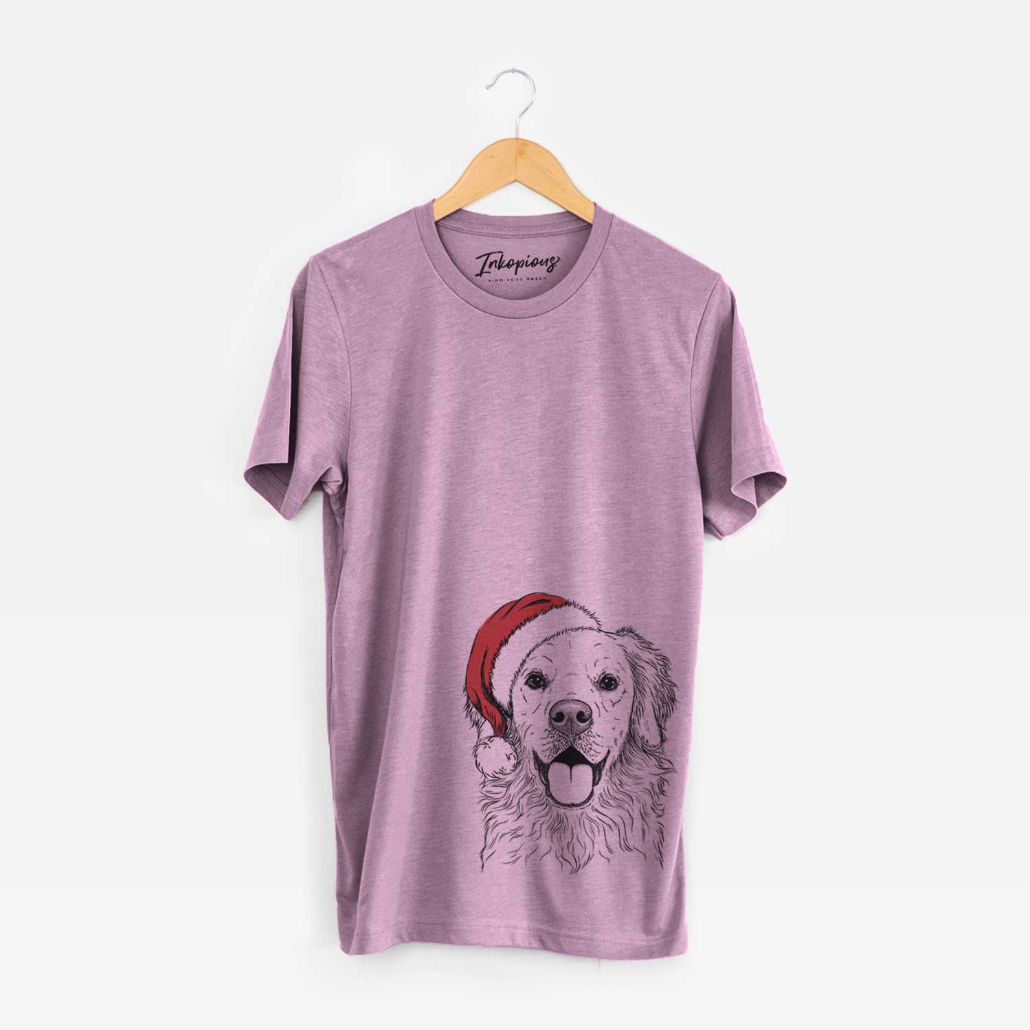 Santa Juniper the Golden Retriever - Unisex Crewneck