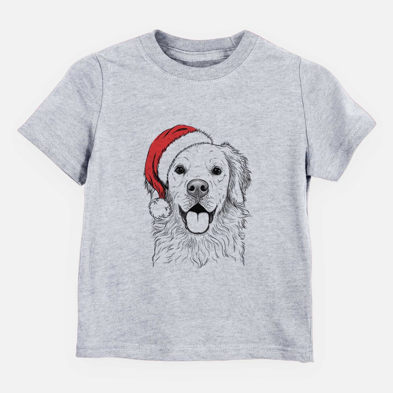Santa Juniper the Golden Retriever - Kids/Youth/Toddler Shirt